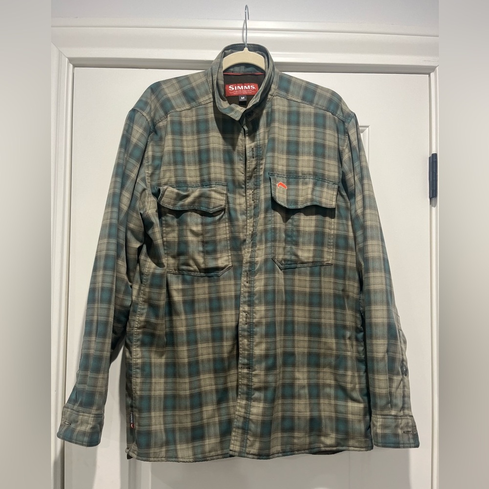 Simms shirt flannel jacket